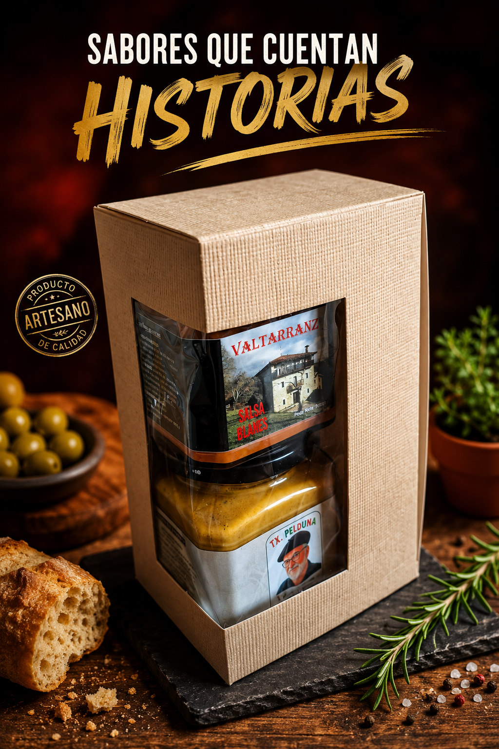 PACK DE 2 SALSAS.              Salsa Blanes+Salsa Txapelduna Salsa Blanes+Salsa Blanes.      Salsa Txapelduna+Salsa Txapelduna.